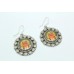 Traditional tribal temple 925 Sterling Silver Ganesha Face Painting Earrings